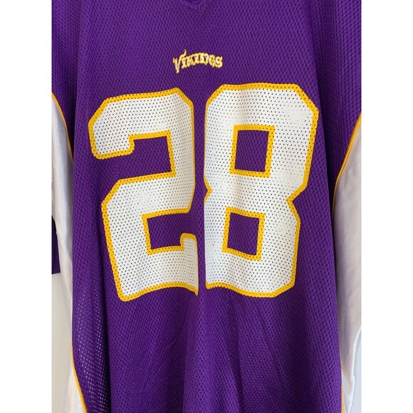 Vintage Reebok NFL Peterson #28 Vikings Jersey 2XL - Picture 11 of 12